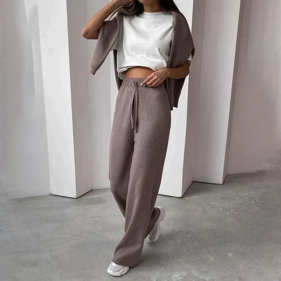 Completo elegante effetto cashmere