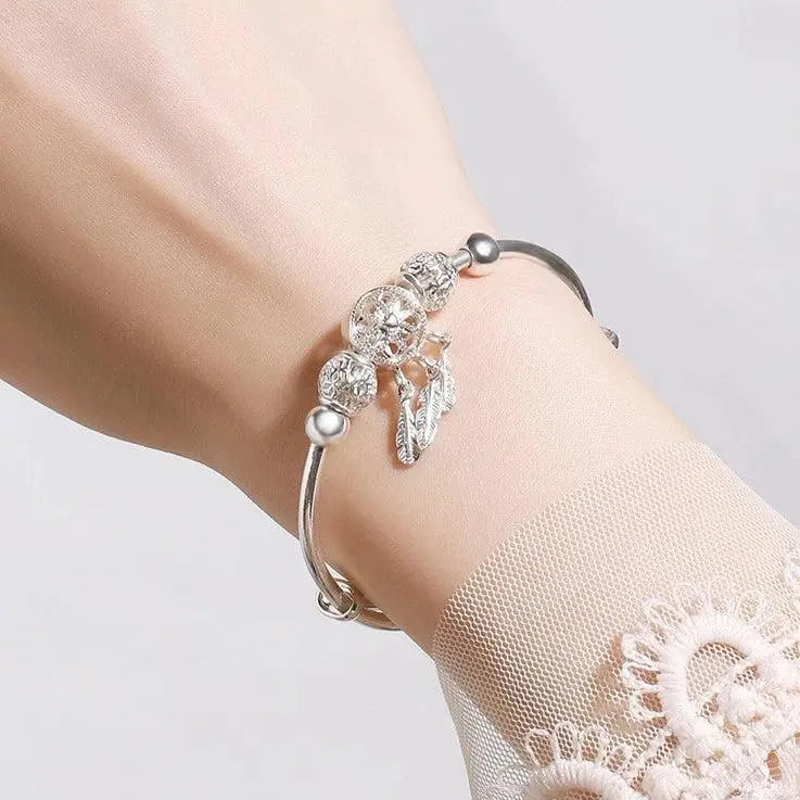 Collana Regolabile con Charm Argentata