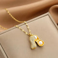 Collana con Perle Dorata