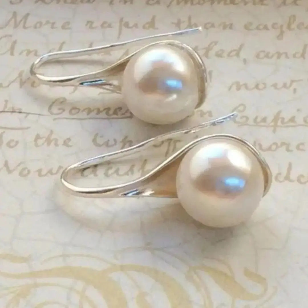 Orecchini Elegante Pendenti con Perle