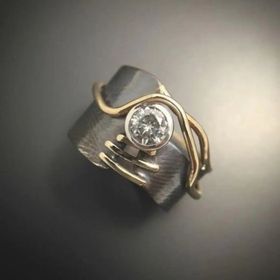 Anello Vintage con Zirconia