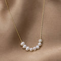 Collana con Perle Dorata