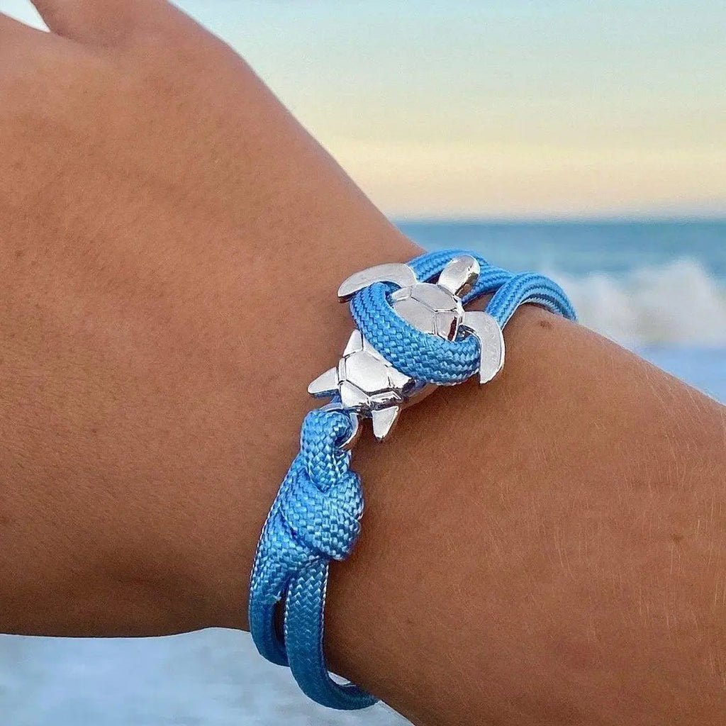 Bracciale Artigianale con Tartaruga Marina Ispirato al Mare