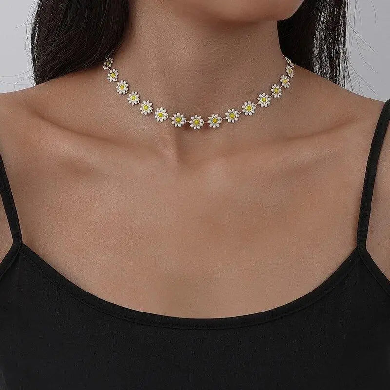 Collana Floreale Dorata