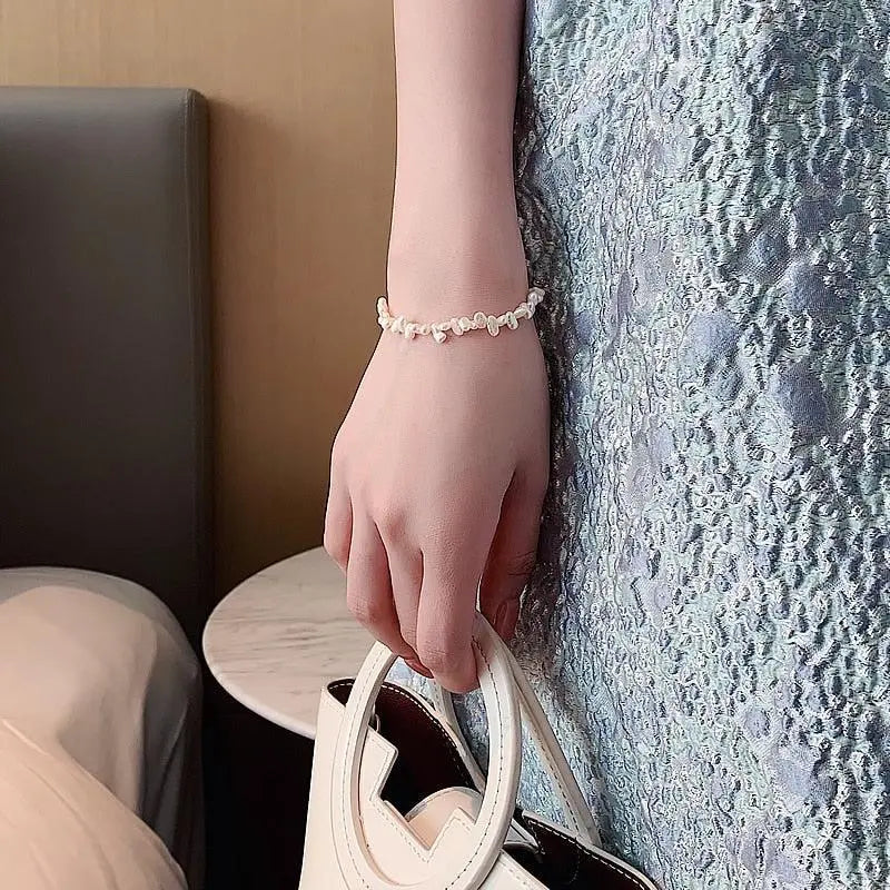 Bracciale Lineare con Perle