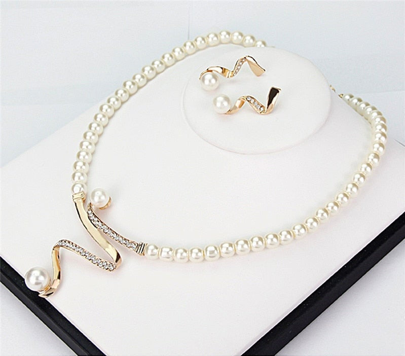 Set di Gioielli con Perle