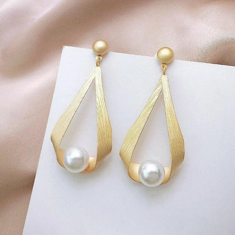 Orecchini con Perle e Cristallo