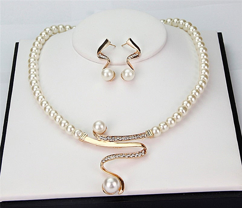 Set di Gioielli con Perle