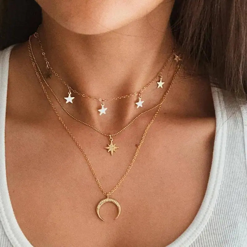 Collana con Luna Argentata