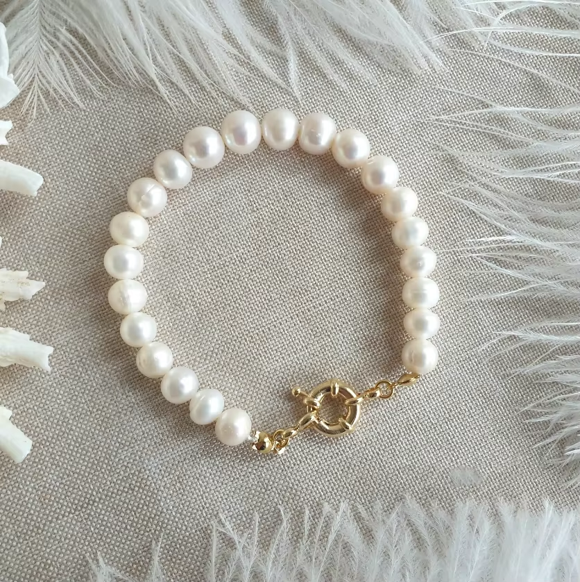 Bracciale Vintage Barocco con Perla Barocca