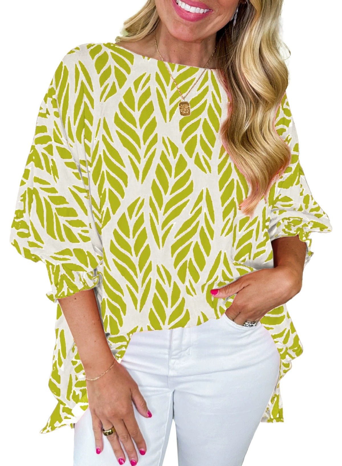 Risa | Blusa con maniche a sbuffo