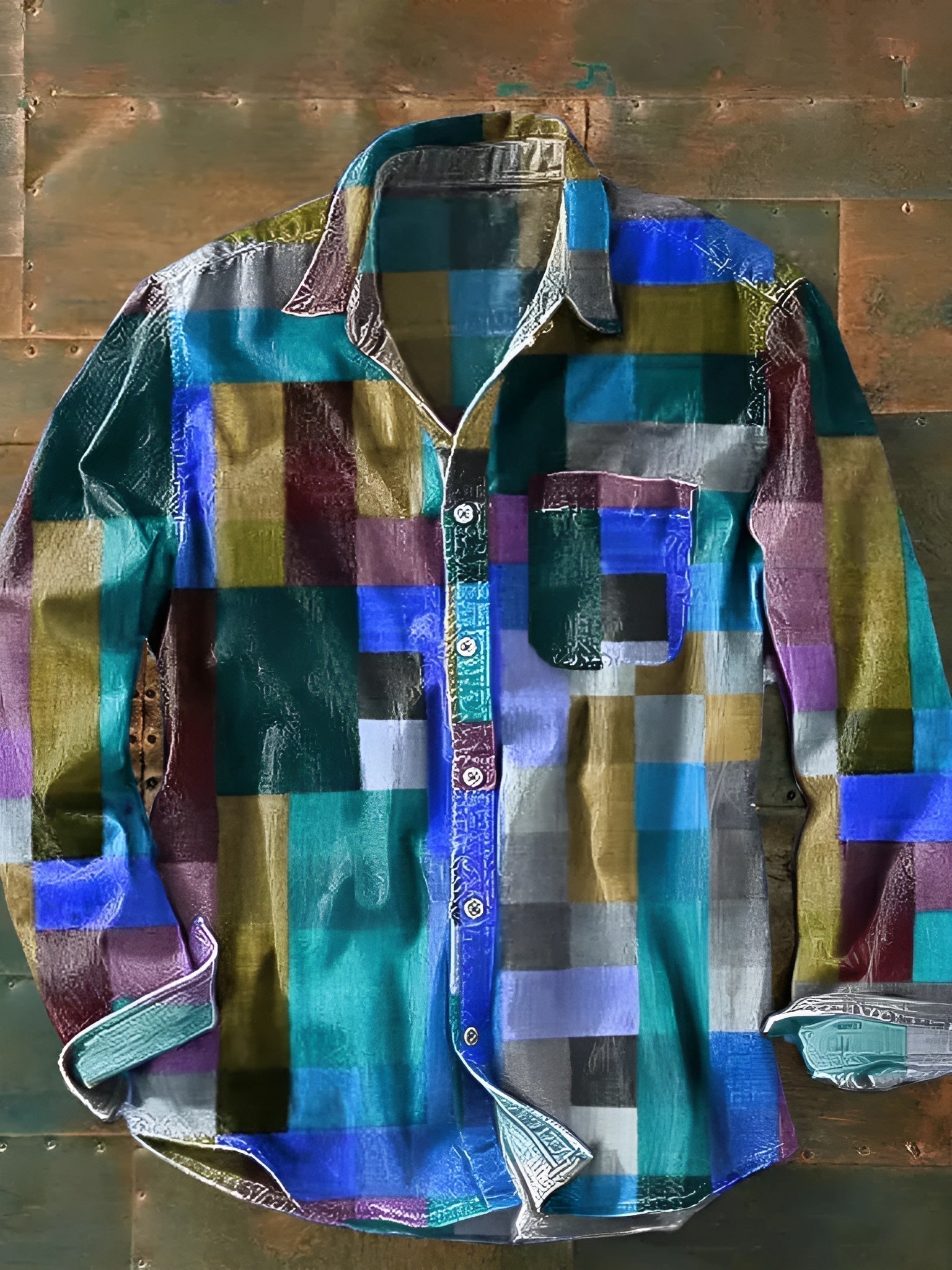 Gael | Camicia patchwork vintage