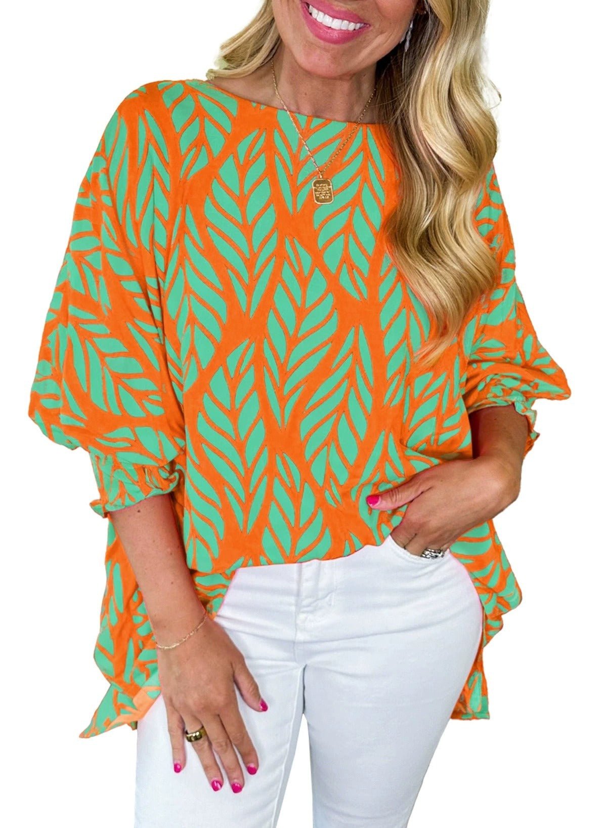 Risa | Blusa con maniche a sbuffo
