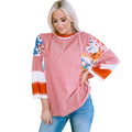 BAILEY | Top batwing leggero patchwork