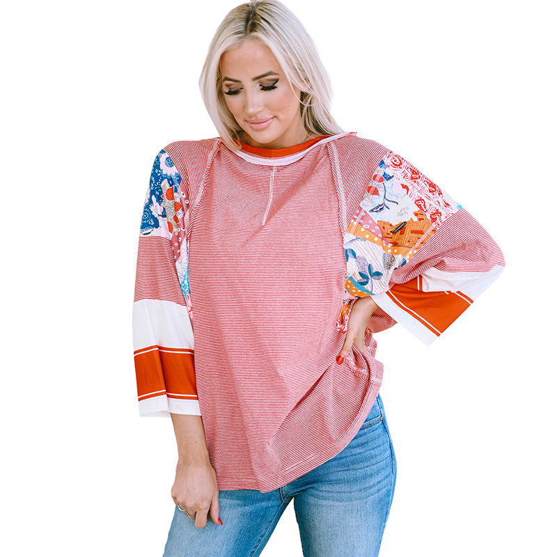 BAILEY | Top batwing leggero patchwork