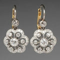 Orecchini Vintage Mandala con Cristallo