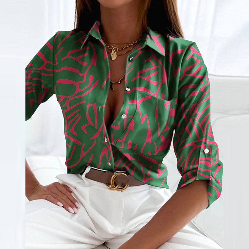 Elisa | Blusa classica con colletto