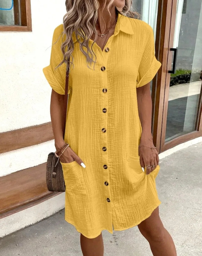 Elodie | Abito camicia elegante