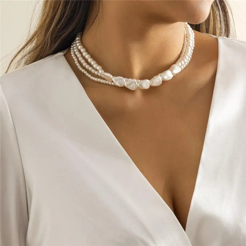 Collana con Perle Dorata