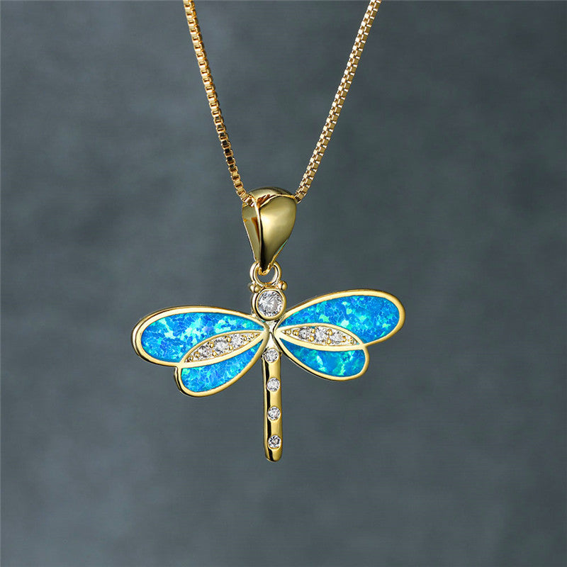 Collana con Opale Dorata
