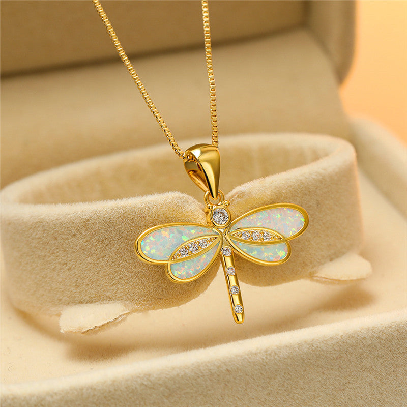 Collana con Opale Dorata