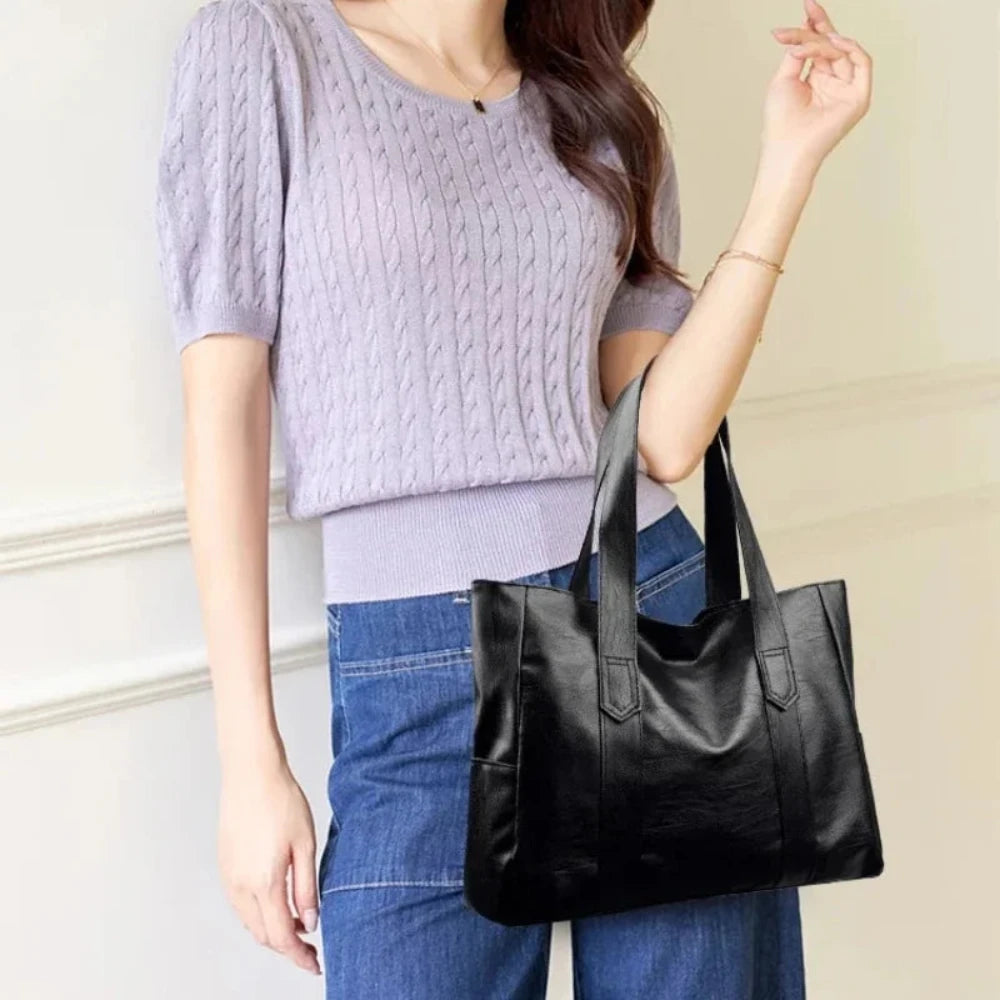 Susan | Borsa a spalla in pelle minimal luxury