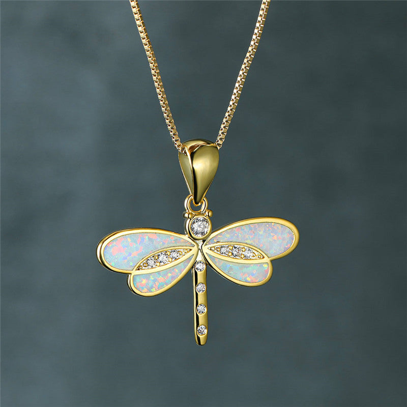 Collana con Opale Dorata