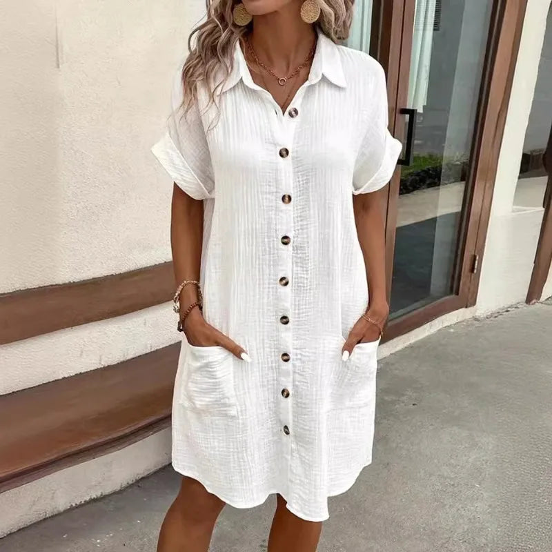 Elodie | Abito camicia elegante
