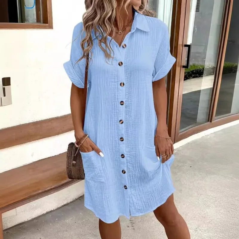 Elodie | Abito camicia elegante