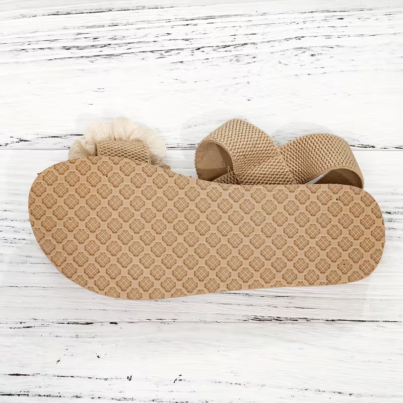 Sandali Camellia con Zeppa in Corda – Espadrillas Casual da Donna Stile Capri