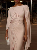 Melyssa | Abito maxi plissettato drappeggiato