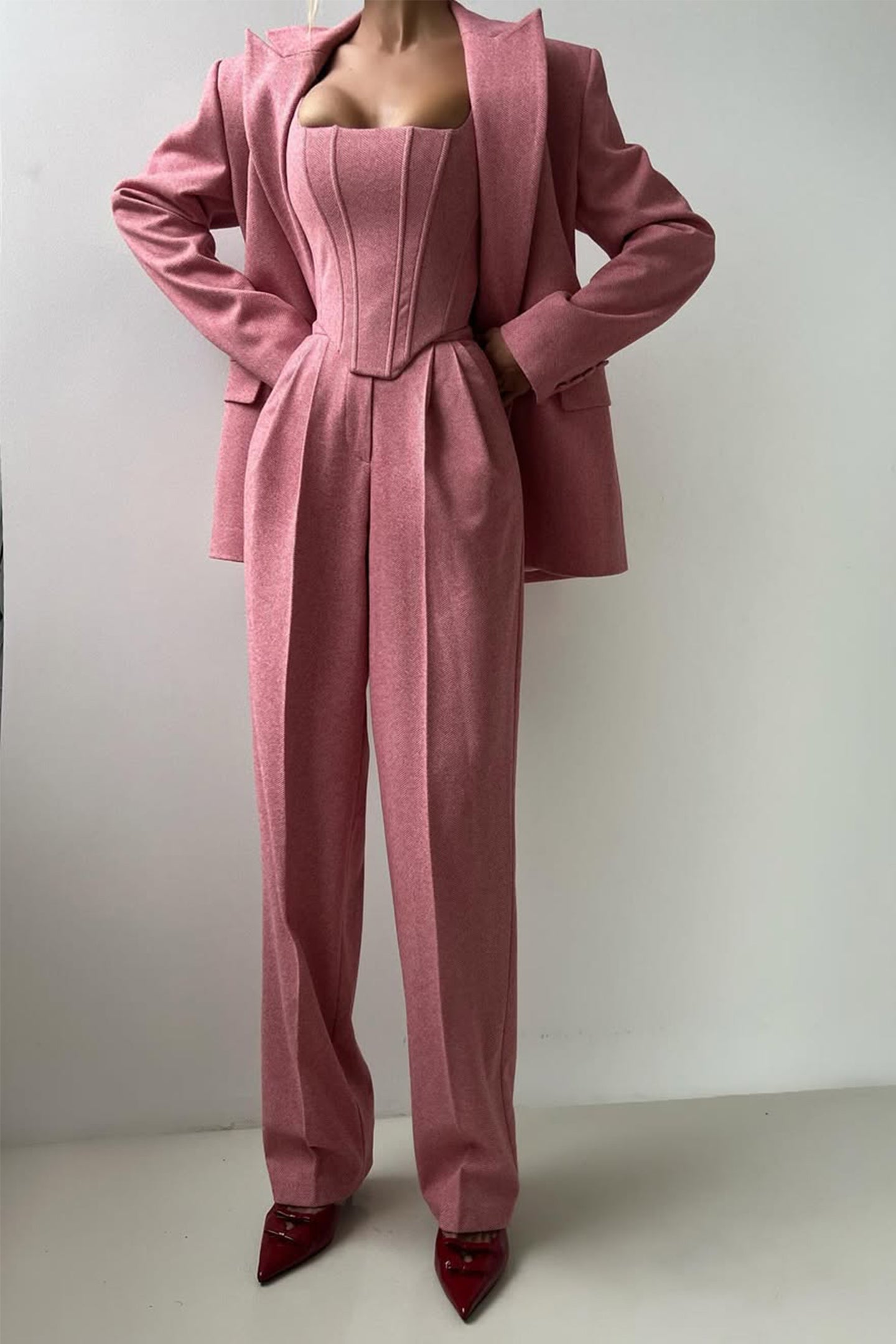 Grace | Completo tre pezzi con blazer doppiopetto