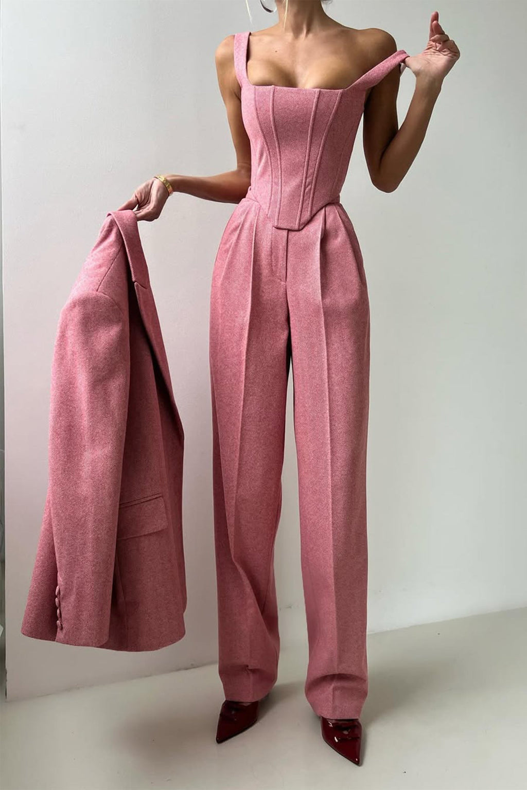 Grace | Completo tre pezzi con blazer doppiopetto