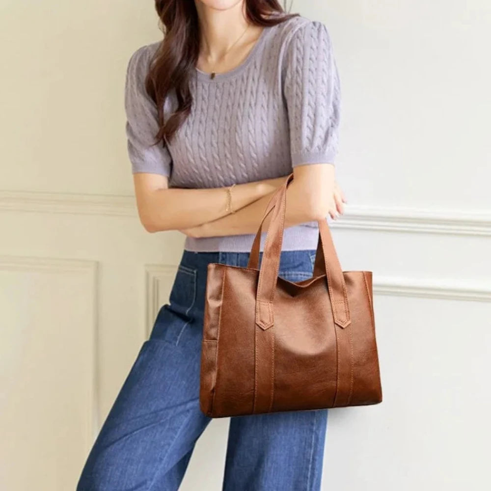 Susan | Borsa a spalla in pelle minimal luxury