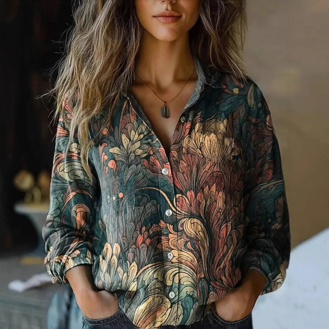 Hayden Delanova | Blusa sofisticata