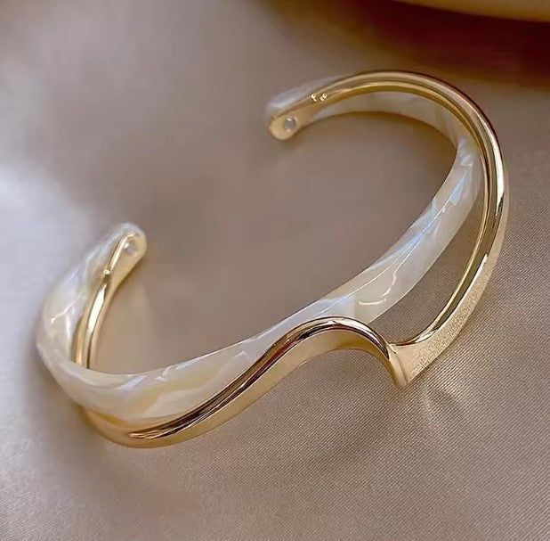 Bracciale con Conchiglia Bianco