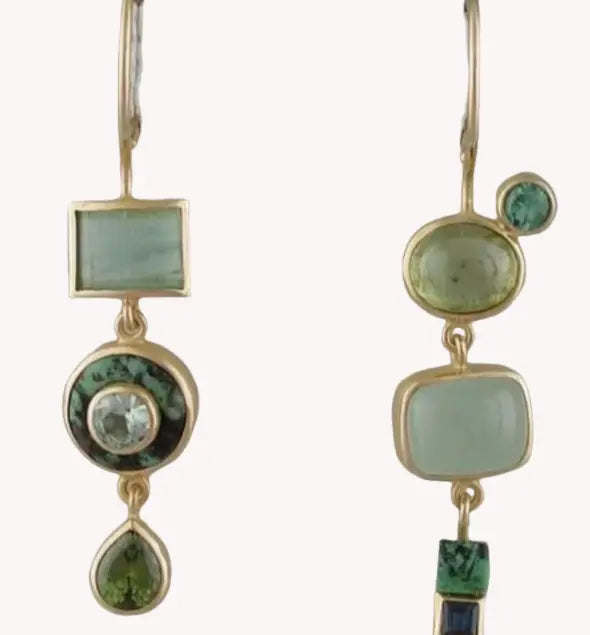 Orecchini Vintage Verde