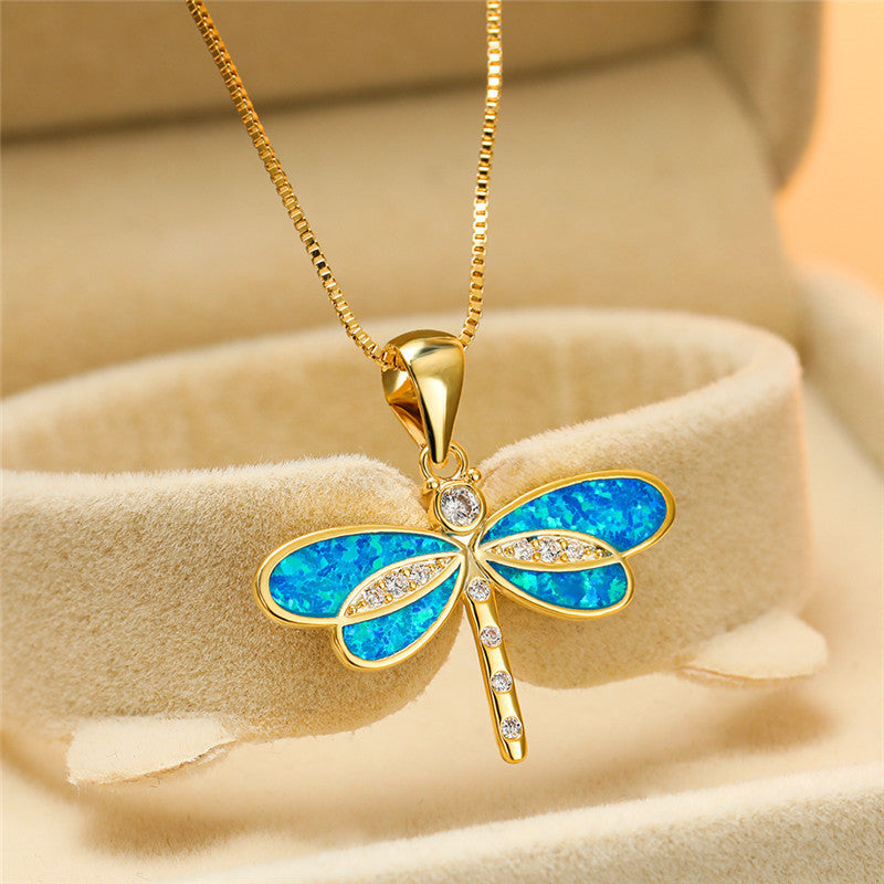 Collana con Opale Dorata