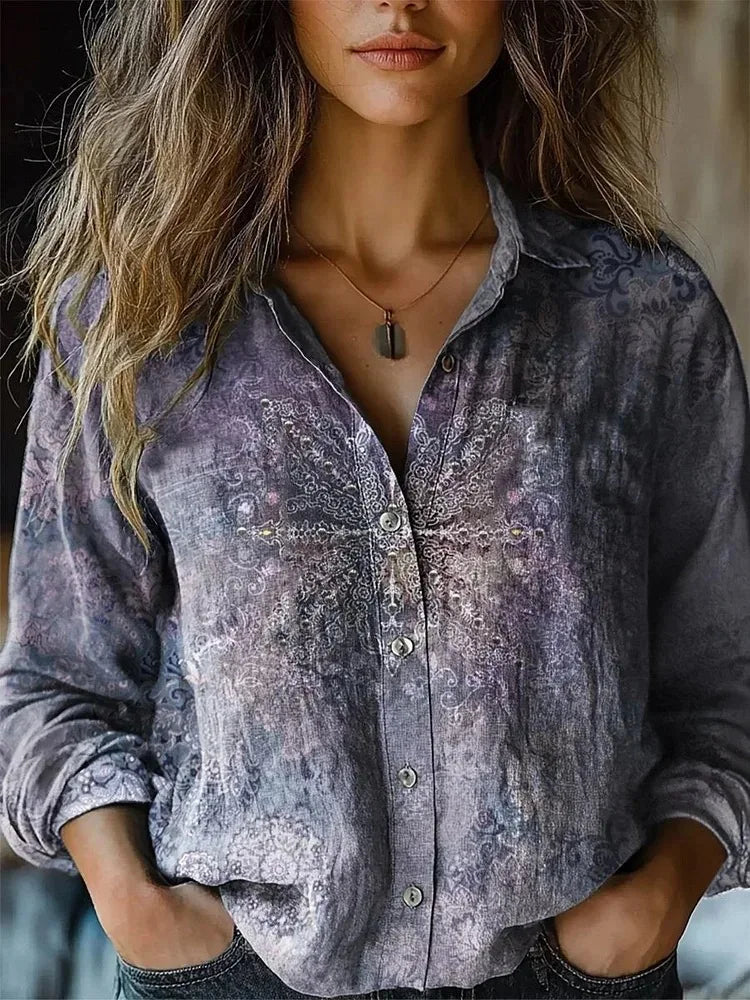 Hayden Delanova | Blusa sofisticata