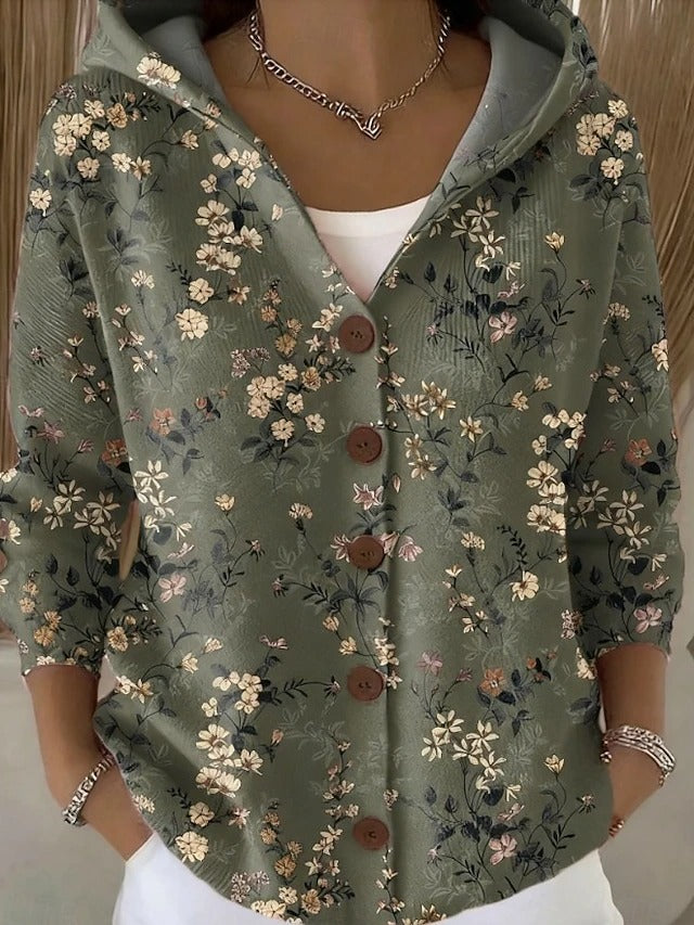 Cassidy | Cardigan lungo caldo artistico