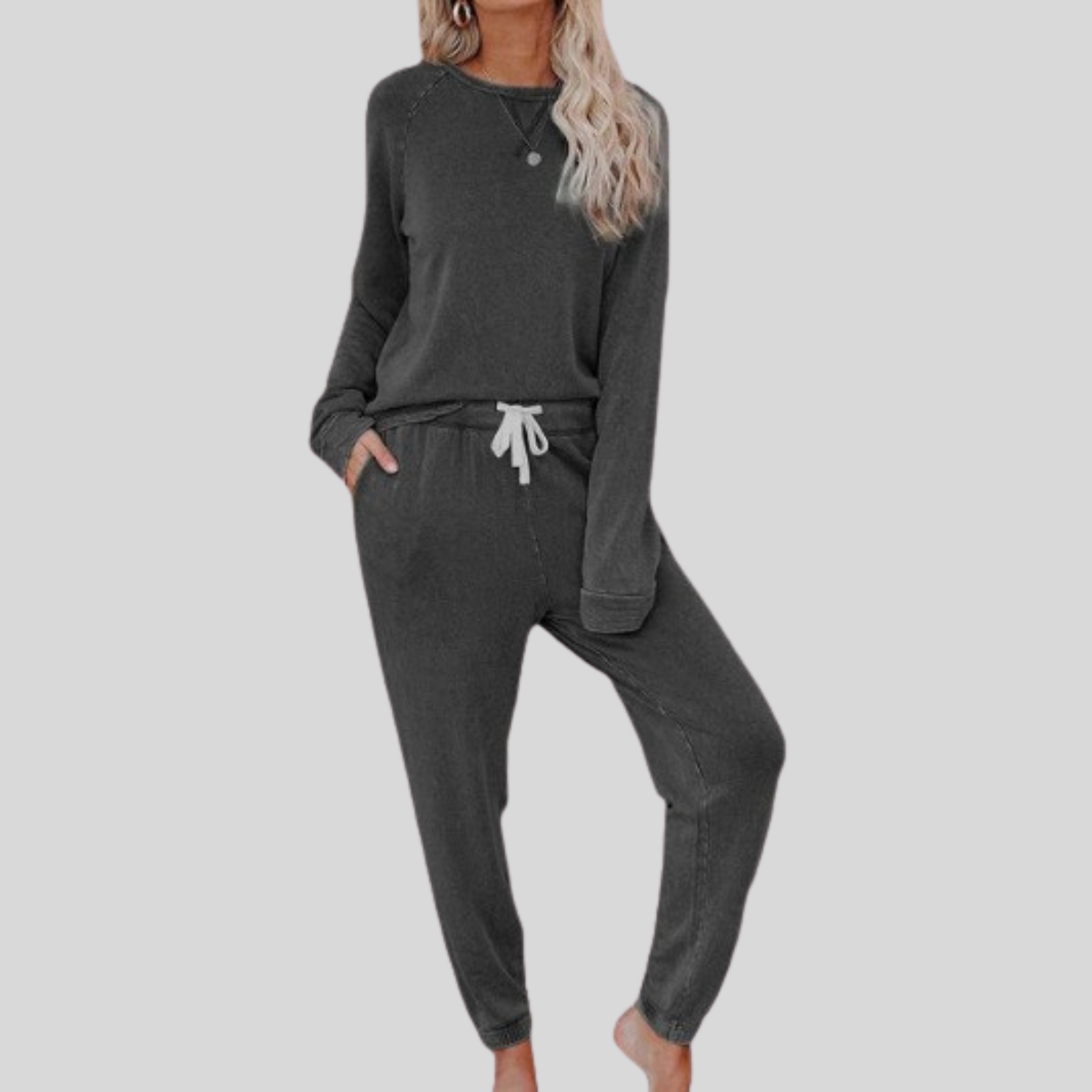 Jocelyn | Completo casual con manica lunga e pantaloni jogger
