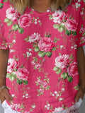 Lisa | Camicia floreale artistica