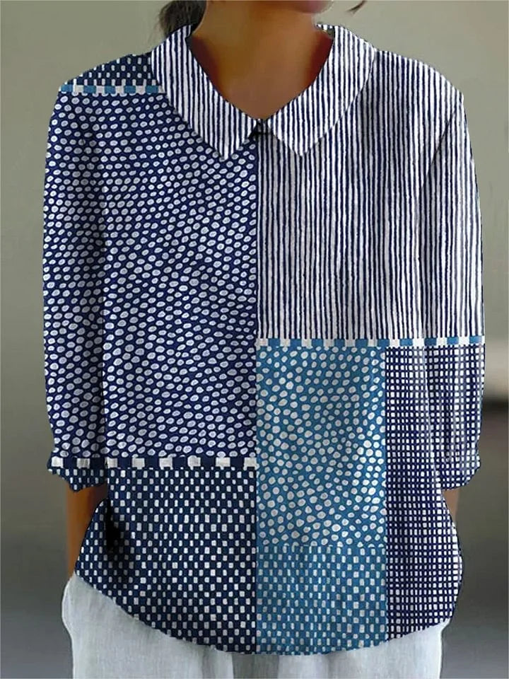 Elle | Blusa vintage colorata