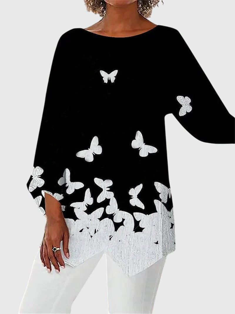 Alayah | Top elegante girocollo