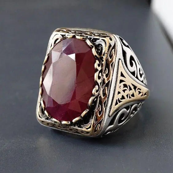 Anello Vintage Ispirato al Mare Rosso
