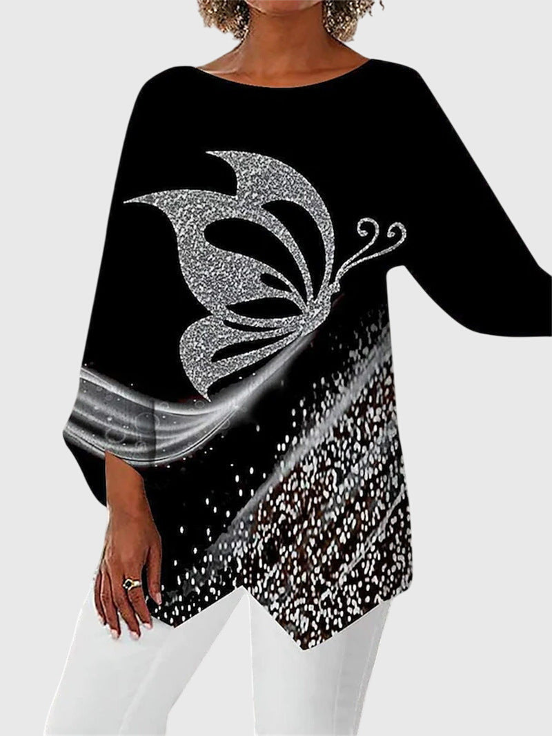 Alayah | Top elegante girocollo