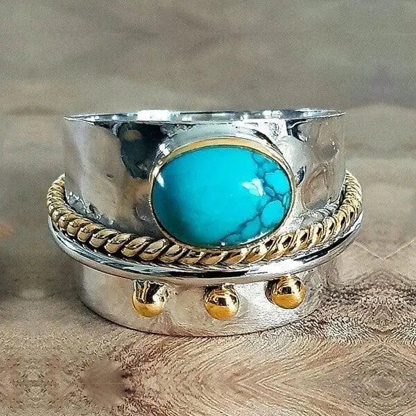 Anello con Pietra Turchese