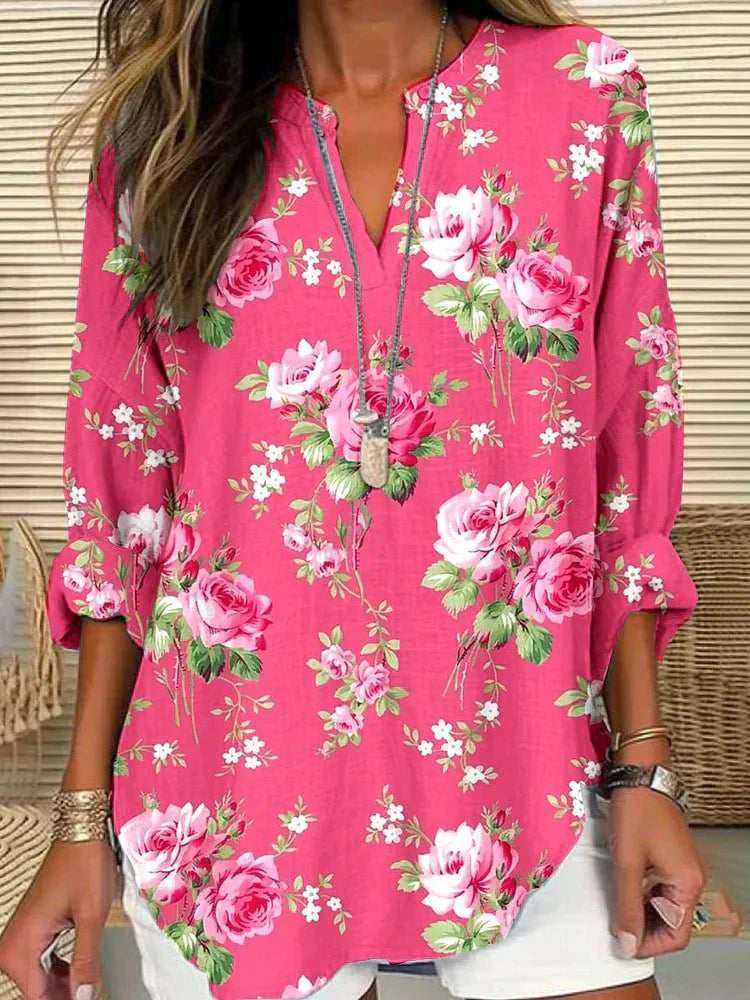 Lianne | Blusa floreale raffinata