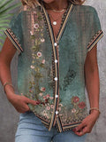Braila | Blusa petali acquerello