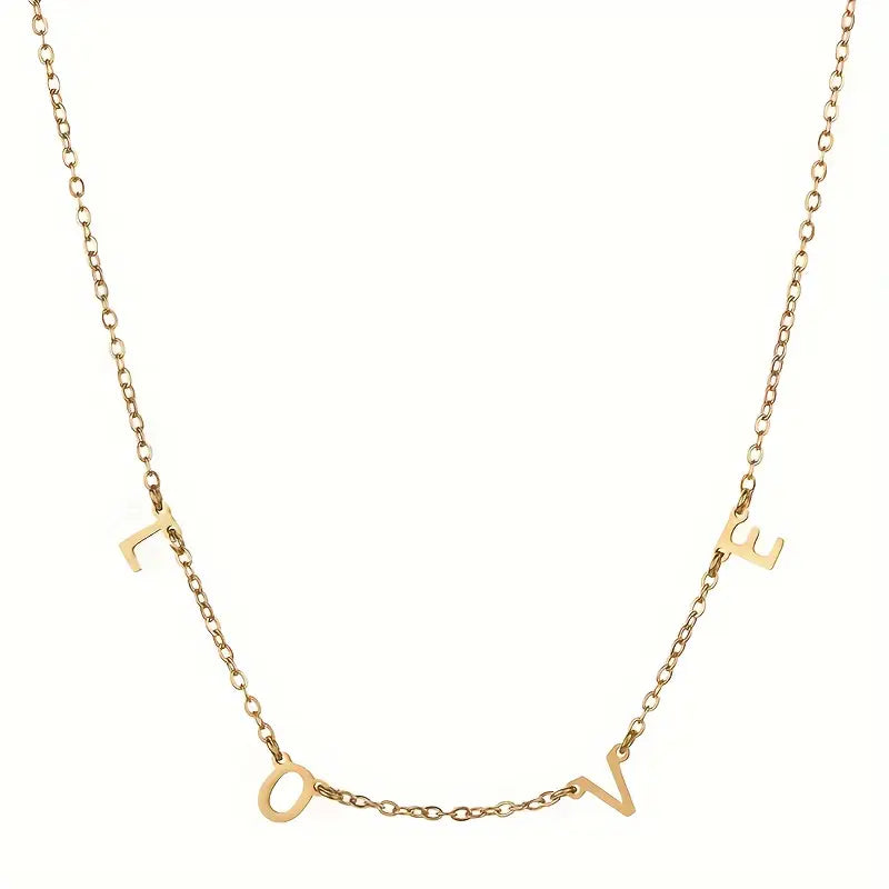Collana con Iniziale Dorata